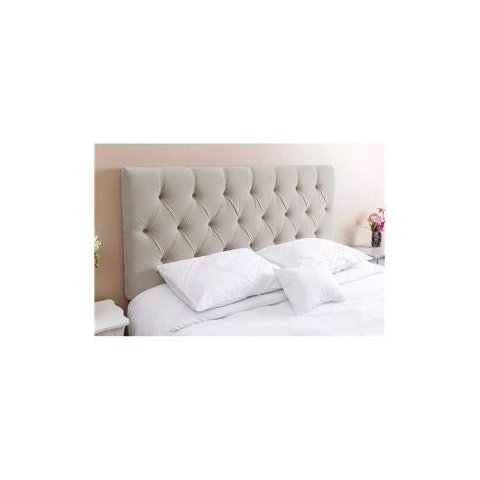 Cabeceira Painel Casal Queen Paris Capitone 1,60m Bege