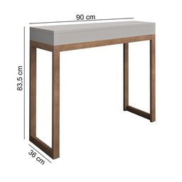 Aparador Mesa Cantinho do Café Decorativo Planalto 90 - Offwhite - 2