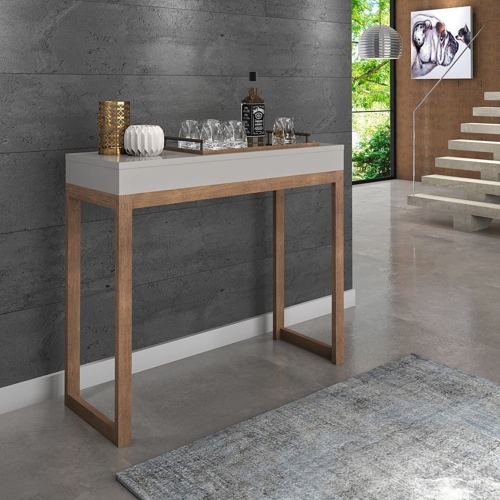 Aparador Mesa Cantinho do Café Decorativo Planalto 90 - Offwhite