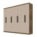 Ver imagem 2 de Guarda-roupa de Casal Araplac 8 Portas 4 Gavetas Demolição/baunilha