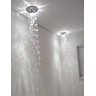 Lustre em Cristais Para Lavabo Hall de Entrada Hall Social 1,40 de altura - 4