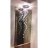Lustre em Cristais Para Lavabo Hall de Entrada Hall Social 1,40 de altura - 3