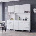 Ver imagem 5 de Kit de Cozinha 9 Portas 4 Gavetas com Nicho Vitorina Branco