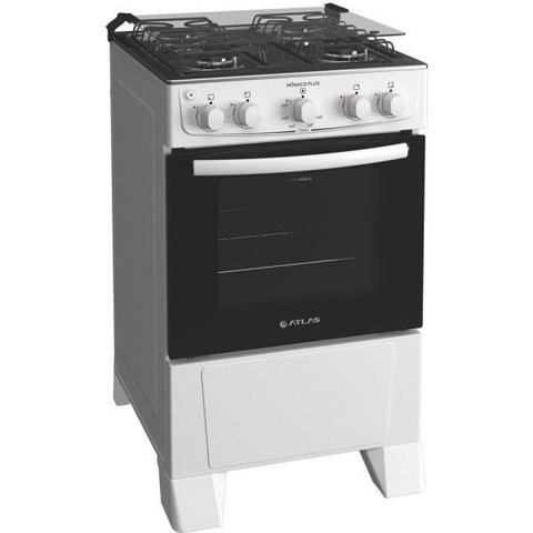 Fogão Gás 4 Bocas Mônaco Plus Atlas