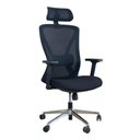 Ver imagem 1 de Cadeira de Escritório Presidente Ergonômica Oficial Corporativa Work Apoio Nuca