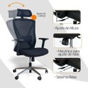 Ver mais imagens de Cadeira de Escritório Presidente Ergonômica Oficial Corporativa Work Apoio Nuca