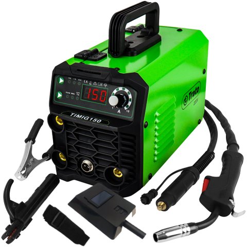 Máquina Solda Inversora MIG 150a Sem Gás Timig150 220v Trato