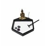 Kit Jardim Zen Japonês Buda Areia Pedras e Incensário 26cm - 2