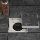 Ver imagem 5 de Ralo Oculto Invisível Anti Inseto 15x15 Branco para Banheiro