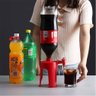 Dispenser Suporte com torneira para garrafa de refrigerante - 4