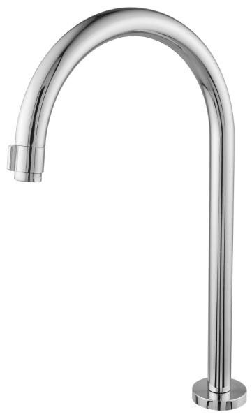 Torneira para Banheiro Lavatorio Slim Tube Alta Cromado - 1