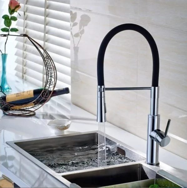 TORNEIRA MONOCOMANDO GOURMET CROMADO SILICONE - 3