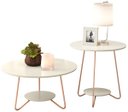 Ver imagem 1 de Conjunto Mesa de Centro e Apoio Ej Liz Off White
