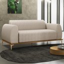 Ver imagem 6 de Sofá 180cm 3 Lugares Base Gold Molino D06 Suede C-309 Bege