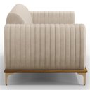 Ver imagem 2 de Sofá 180cm 3 Lugares Base Gold Molino D06 Suede C-309 Bege