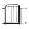 Kit 2 Portões Pet Cães Cachorro Grade Proteção Segurança Bebês 78cm A 102cm Preto - 2