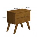 Ver imagem 7 de Quarto de Casal Completo com Cama, Guarda-Roupa e Mesa de Cabeceira Espresso Móveis