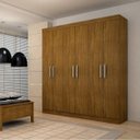 Ver mais imagens de Quarto de Casal Completo com Cama, Guarda-Roupa e Mesa de Cabeceira Espresso Móveis