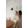 Arandela Articulada com Regulagem de Altura e Fio Externo:preto Fosco - 4