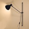 Arandela Articulada com Regulagem de Altura e Fio Externo:preto Fosco - 5