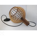 Ver imagem 5 de Kit 3 Luminárias Pendente de Teto de Madeira Rústica Para Balcão - Munique 30cm