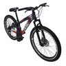 Bicicleta Vikingx Tuff25 Aro 26 Freeride 21v Roxo/laranja - 5