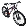 Bicicleta Vikingx Tuff25 Aro 26 Freeride 21v Roxo/laranja - 6