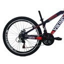 Ver imagem 4 de Bicicleta Vikingx Tuff25 Aro 26 Freeride 21v Roxo/laranja