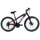 Ver imagem 1 de Bicicleta Vikingx Tuff25 Aro 26 Freeride 21v Roxo/laranja