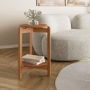 Ver imagem 1 de Mesa Lateral Lizz Cedro - Casa D Móveis