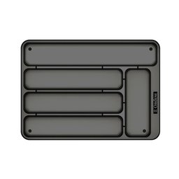 Organizador Plástico para Talheres Fumê Utti Ordene - 4
