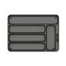 Organizador Plástico para Talheres Fumê Utti Ordene - 4