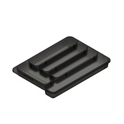 Organizador Plástico para Talheres Fumê Utti Ordene - 2