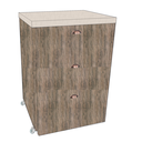 Ver imagem 1 de Mesa Multiuso Projeto Camarim Madeirado com Assento Estofado Linho/ Cool