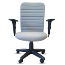 Ver imagem 1 de Cadeira Escritório Ergonômica Cinza Nr17 Office Executiva Giratória Rodinhas Confortável Esteirinha