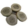KIT com 5 Bolachas de Madeira tronco 16 x 15cm a 17 x 15cm - 4