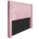 Ver imagem 6 de Kit Cabeceira E Calçadeira Baú Solteiro 90cm Suede Rosa Bebê