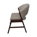 Ver imagem 4 de Kit 4 Cadeiras de Jantar Madeira Maciça Castanho Premium Débora Linho Bege