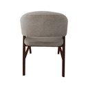 Ver imagem 5 de Kit 4 Cadeiras de Jantar Madeira Maciça Castanho Premium Débora Linho Bege