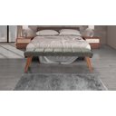 Ver imagem 2 de Puff Decorativo Recamier Barcelona - Tecido Cinza Grafite