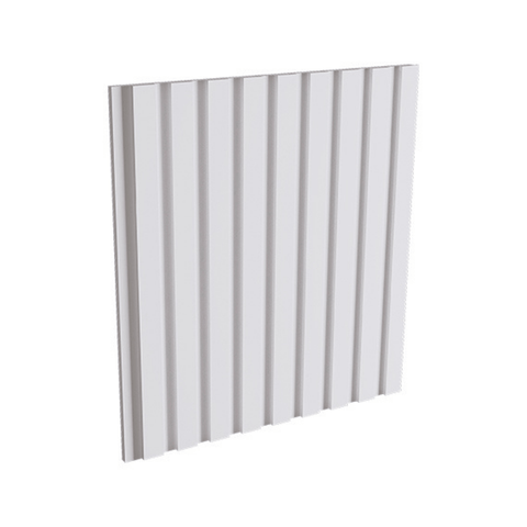 Ripado Poliestireno Branco 280CMX55MMX16MM Santa Luzia (02UN)