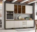 Ver imagem 2 de Cozinha Modulada Connect 15 Duna/cristal - Henn
