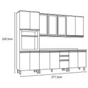 Ver imagem 3 de Cozinha Modulada Connect 15 Duna/cristal - Henn