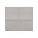 Ver imagem 1 de Cabeceira Estofada Casal Luna 140cm Suede Cinza Claro