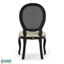 Ver imagem 5 de Kit 2 Cadeiras Medalhão sem Braço - Preto Provençal - Datelli Design