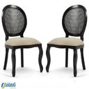 Ver imagem 1 de Kit 2 Cadeiras Medalhão sem Braço - Preto Provençal - Datelli Design