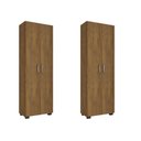 Ver imagem 1 de Kit Escritório com 2 Livreiros Portas Grandes Office Freijó - Fdecor