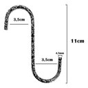 Ver imagem 2 de Gancho Pequeno P/ Vaso de Jardim Vertical 11cm - 5 Peças