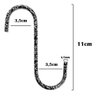 Gancho Pequeno P/ Vaso de Jardim Vertical 11cm - 5 Peças - 2