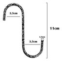 Ver imagem 2 de Gancho Pequeno P/ Vaso de Jardim Vertical 11cm - 5 Peças